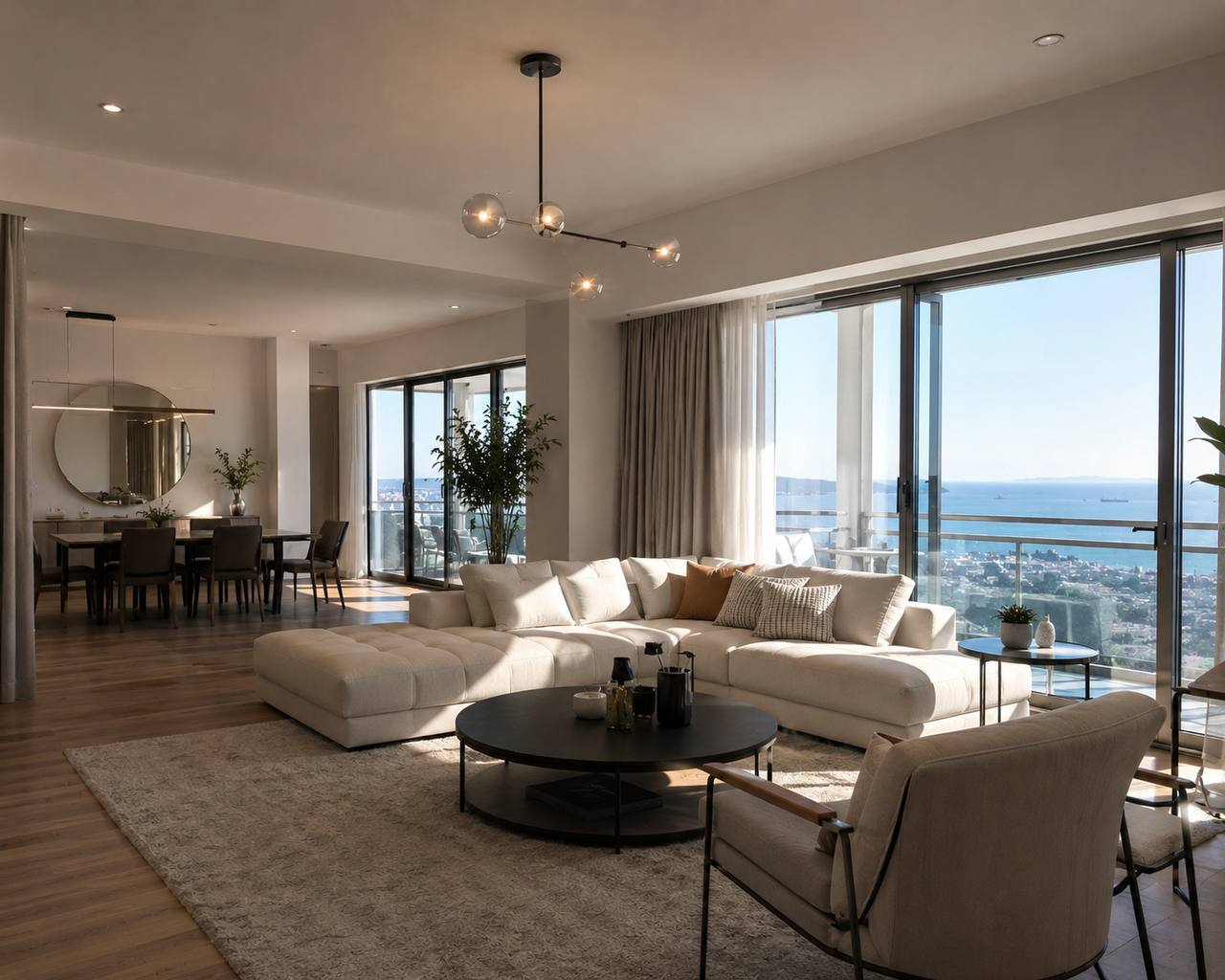 Interior with Bosphorus view