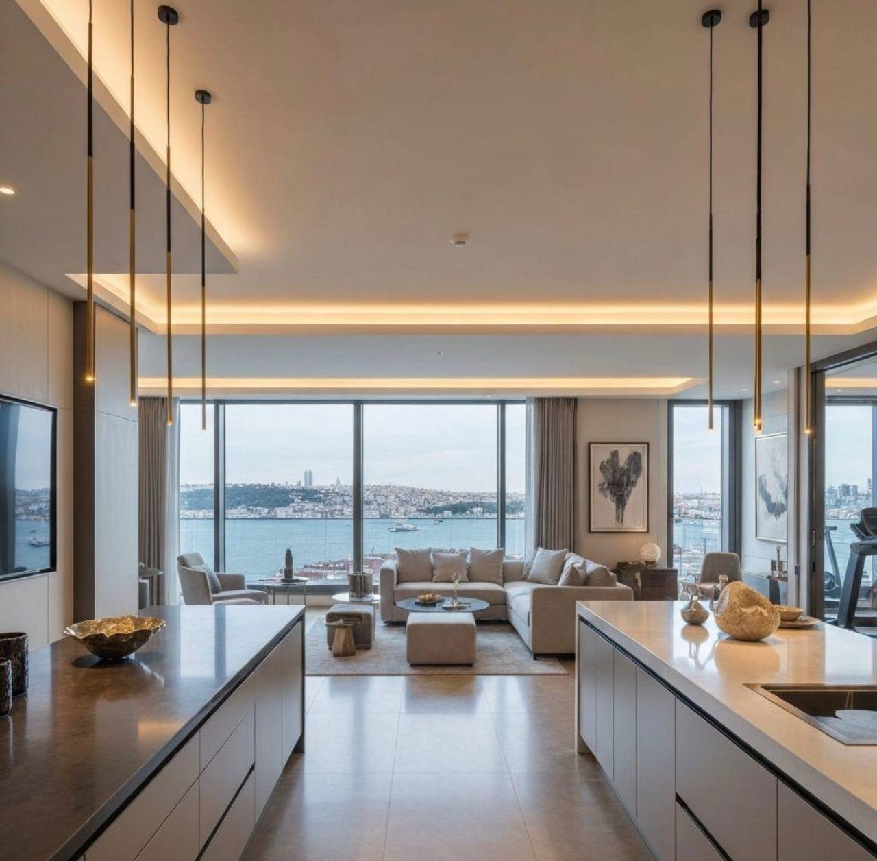 Luxury apartment interior
